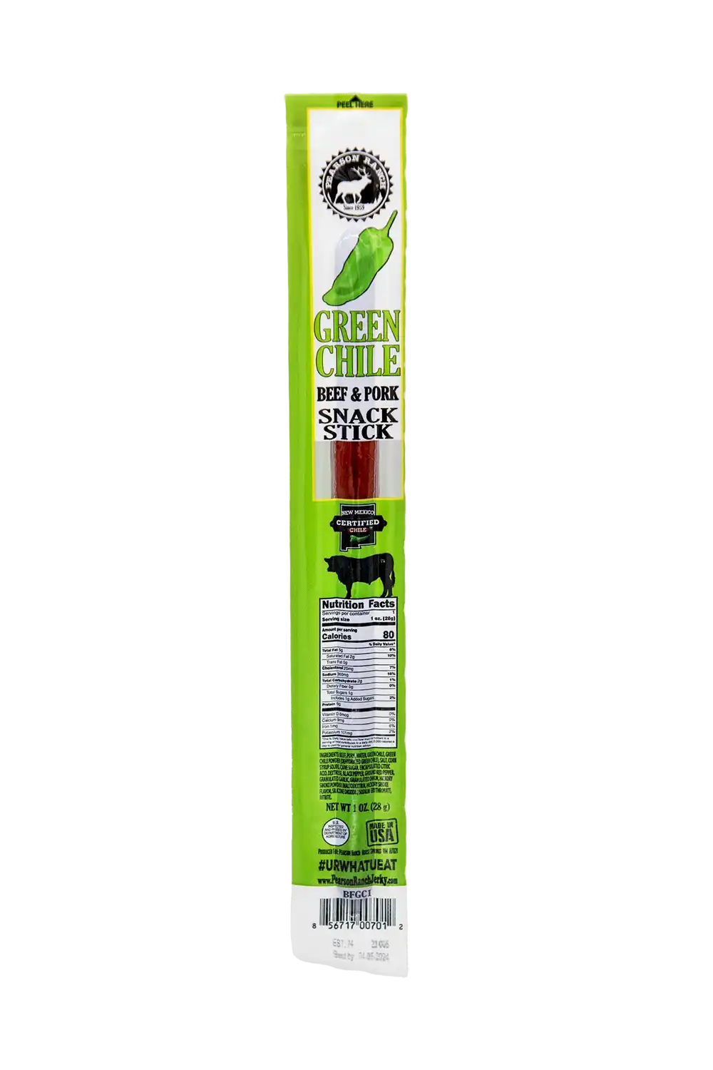 Green Chili Blend Snack Stick